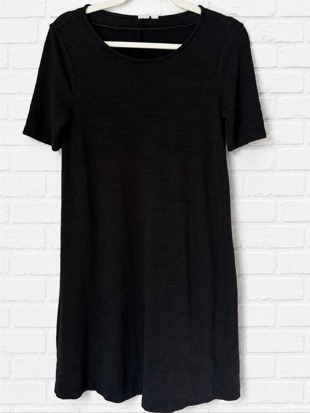 GAP Black Short Sleeve Knit Shift Tshirt  Dress XS